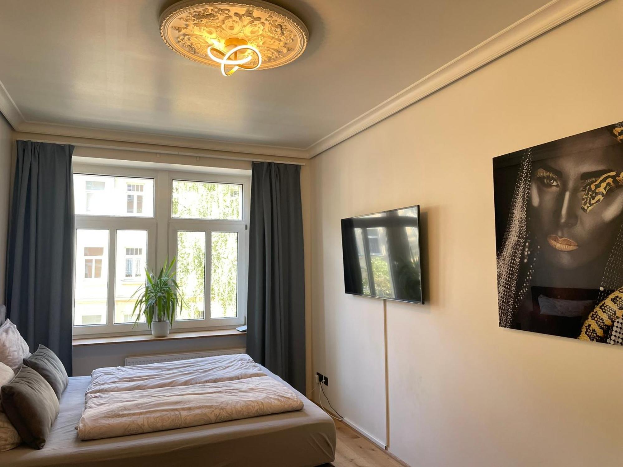 Soul-Apartment Balkon Privatparkplatz 2 Boxspringbetten 55Zoll Tv Wlan Leipzig Exterior photo