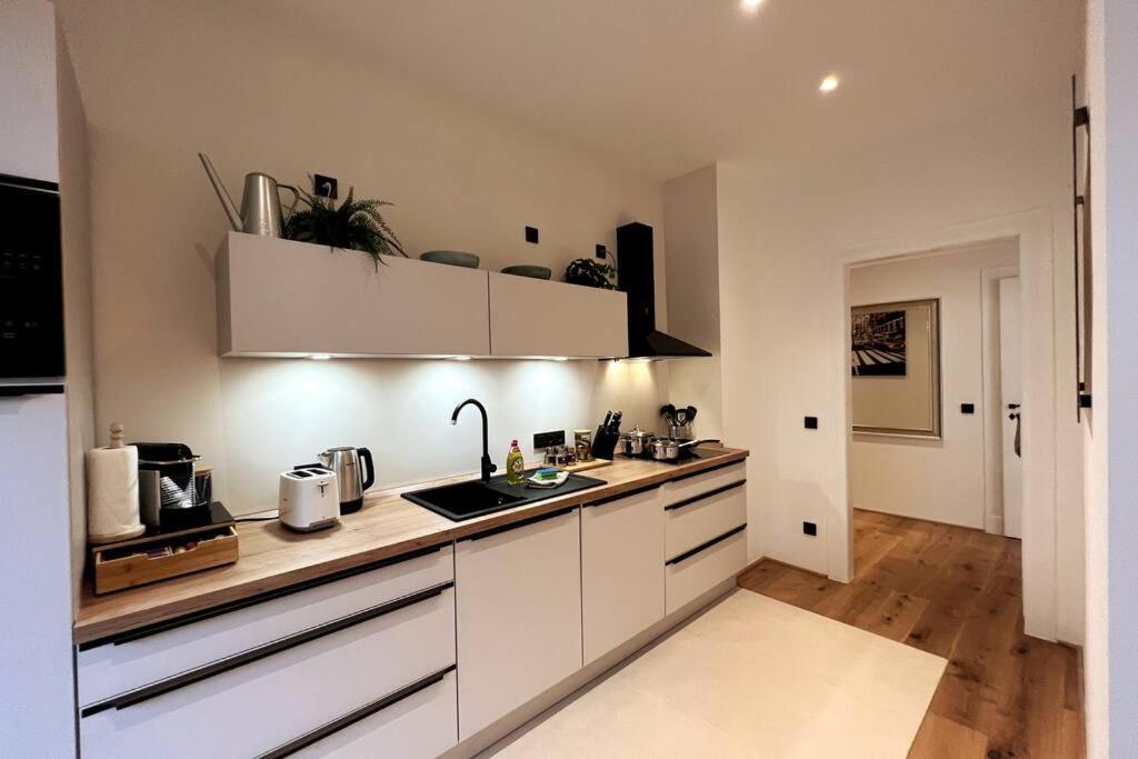 Soul-Apartment Balkon Privatparkplatz 2 Boxspringbetten 55Zoll Tv Wlan Leipzig Exterior photo