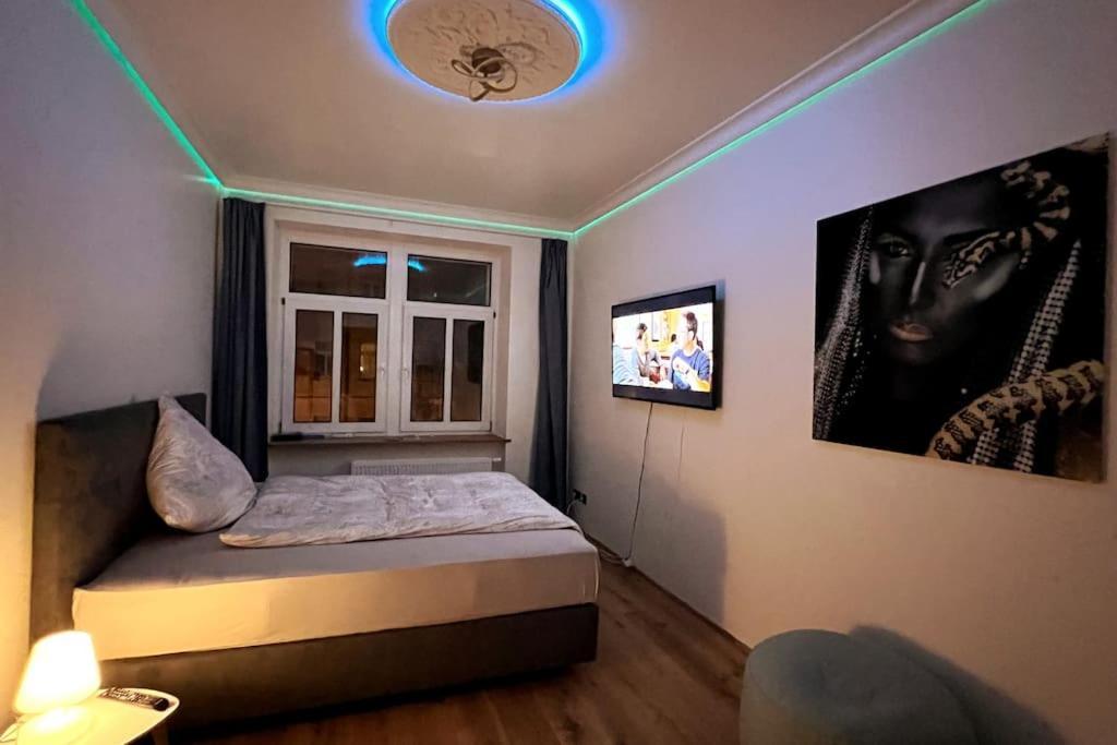 Soul-Apartment Balkon Privatparkplatz 2 Boxspringbetten 55Zoll Tv Wlan Leipzig Exterior photo